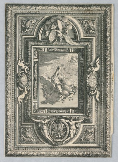 Teto, de "Designs of Plaphons" de Jean le Pautre