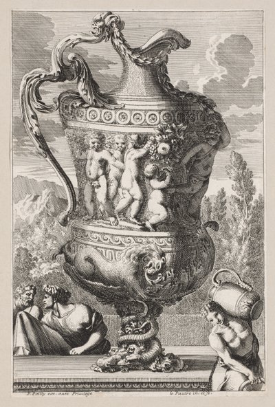 Urna decorativa, 1600. de Jean le Pautre