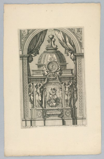 Design para Tabernáculo, de "Tabernáculos" de Jean le Pautre