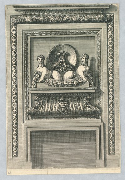 Projeto para um Mantlepiece de Jean le Pautre