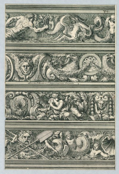 Prato de Frises pour les architraves, cornices, et autres ornements d