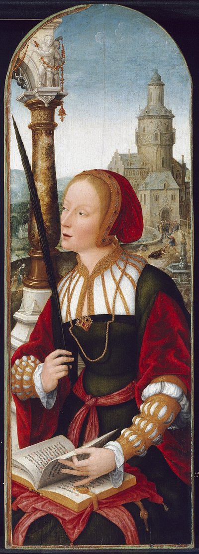 Santa Bárbara, c.1520 de Jean the Elder Bellegambe