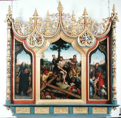 Tríptico de Cristo com os executores, c.1530-32 de Jean the Elder Bellegambe