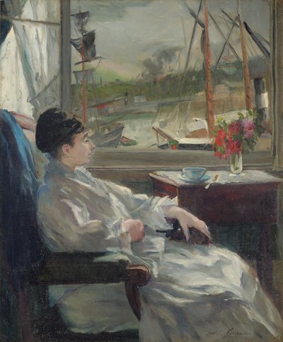 Retrato de Eva Gonzales de Jeanne Guérard Gonzalès