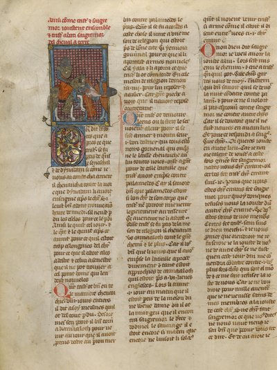Tristan Unhorsing Sagremor de Jeanne de Montbaston