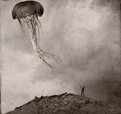 Pipa surreal em forma de medusa de Jeffrey Hummel