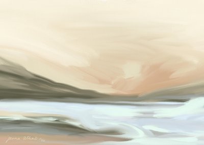 Horizonte Abstrato e Sereno de Jenna Alheit