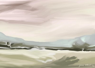 Paisagem serena em tons pastel de Jenna Alheit