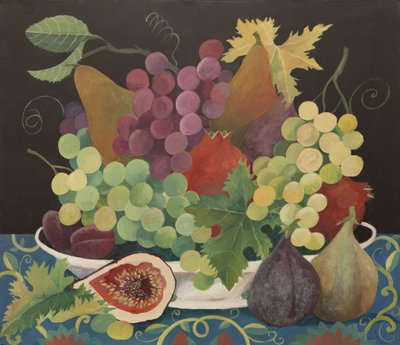 Fruta numa taça (acrílico) de Jennifer Abbott