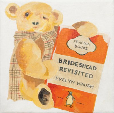 Livro de pinguim com ursinho de peluche (acrílico) de Jennifer Abbott