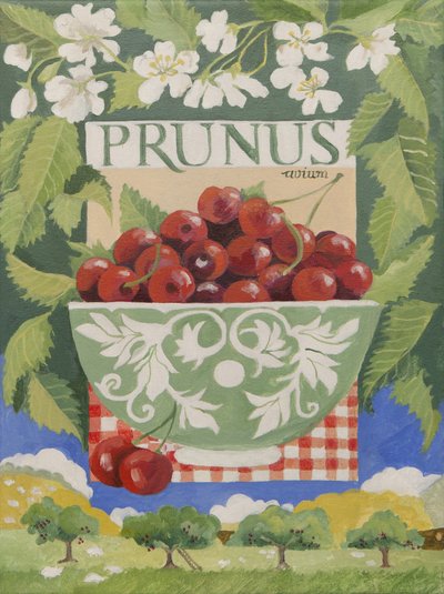Prunus avium (acrílico) de Jennifer Abbott