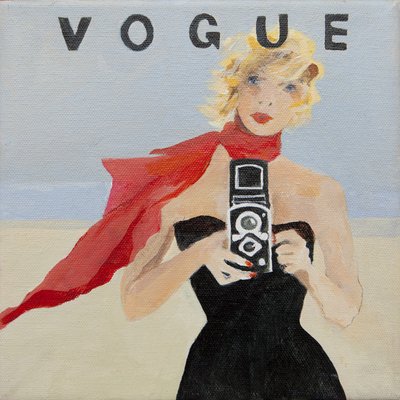 Capa da Vogue (acrílico) de Jennifer Abbott