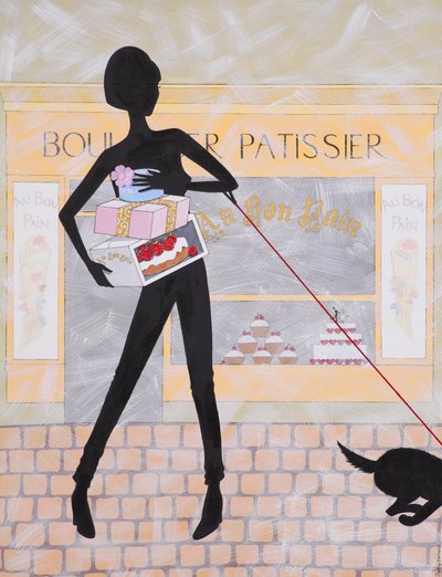 Boulangier Patissier, 2009 (acrílico sobre tela) de Jenny Barnard