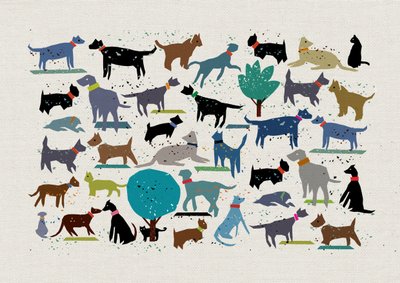 Amor de cão, 2024 (técnica mista) de Jenny Frean