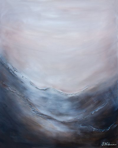 Horizonte marítimo enevoado de Jenny Nielsen