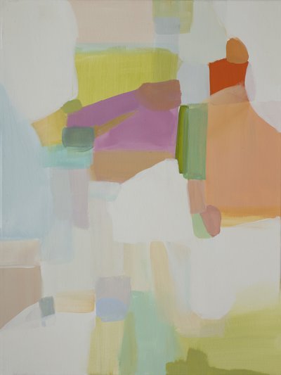 Abstrato em tons pastel 2 de Jenny Westenhofer