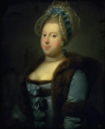 Caroline Mathilde, rainha de Christian VII de Jens Juel