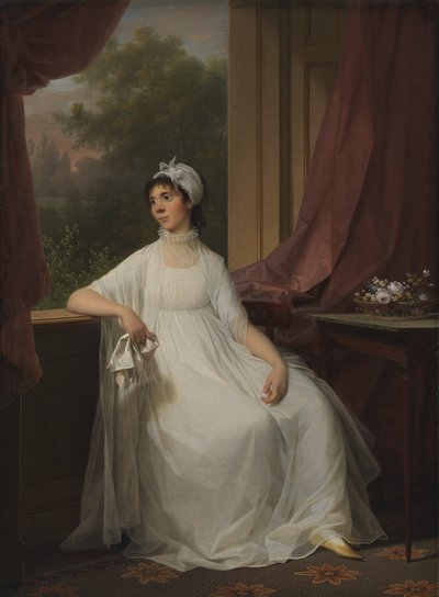 Retrato de Gertrud Hage, née Heitmann de Jens Juel