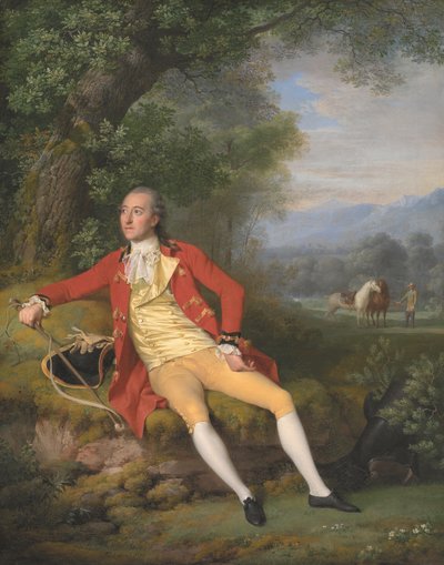 Retrato de um enviado às cortes francesa e inglesa de Jens Juel
