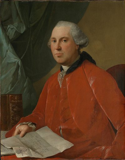 Retrato de Lauritz Christian Steen de Jens Juel