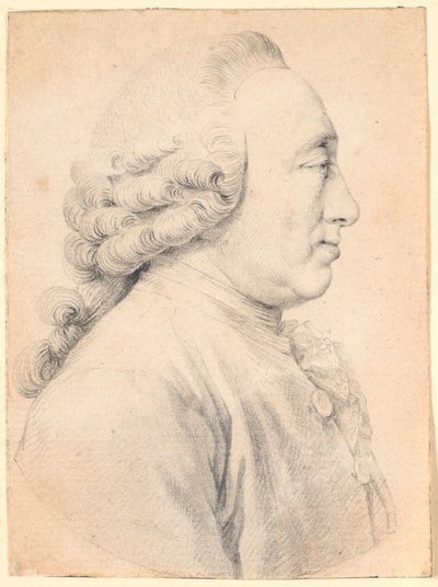 Retrato do naturalista e filósofo suíço Charles Bonnet (1720-93) de Jens Juel