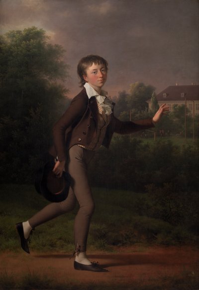 Menino correndo. Marcus Holst von Schmidten de Jens Juel