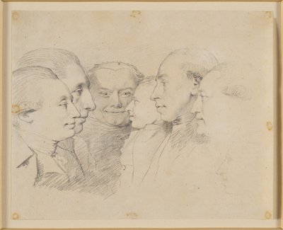 Seis cabeças de retrato de Jens Juel