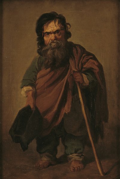 O anão romano Francesco Ravai, chamado Bajocco de Jens Juel