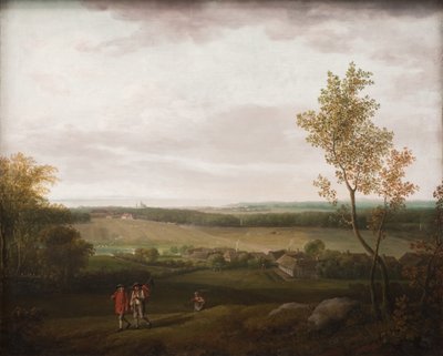 Vista do país perto de Jægerspris de Jens Juel
