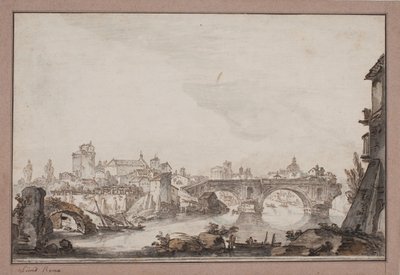 Capriccio med bl.a. Ponte quebrada. Roma de Jens Petersen Lund