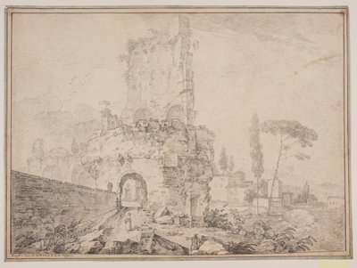 Paisagem com ruínas fora de Roma de Jens Petersen Lund