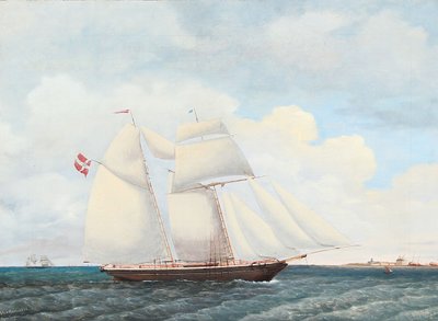 A escuna "Adolphine" de Jens Thielsen Locher