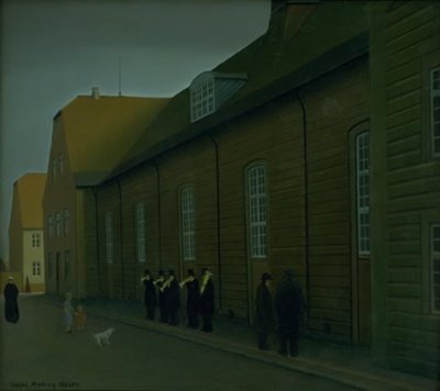 Jogando para anunciar uma morte entre os irmãos da Morávia de Jeppe Madsen Ohlsen