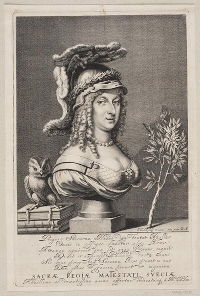 Rainha Cristina da Suécia de Jeremias Falck