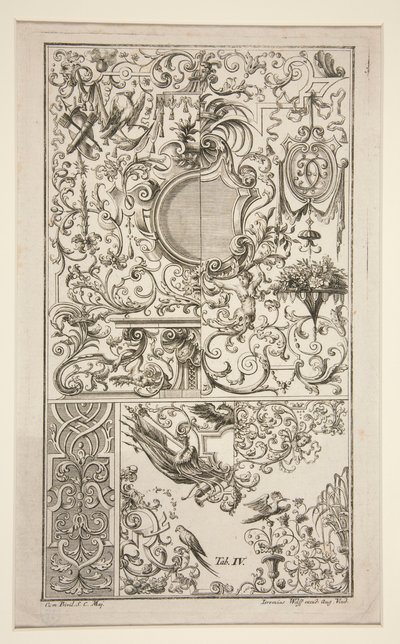 Design Ornamental Grottesque de Jeremias Wolff