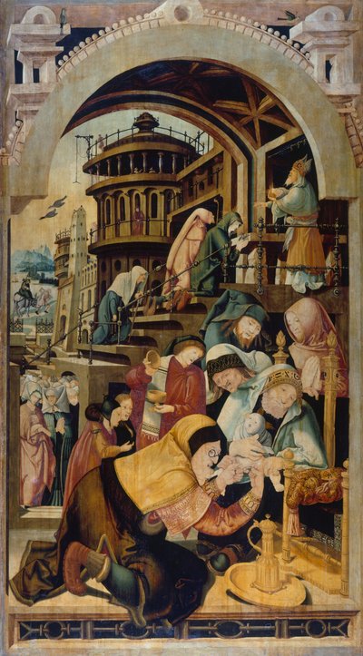 Circuncisão de Jesus, pintura de Jorg Ratgeb (ca 1480-1526), óleo sobre painel de Jerg Ratgeb