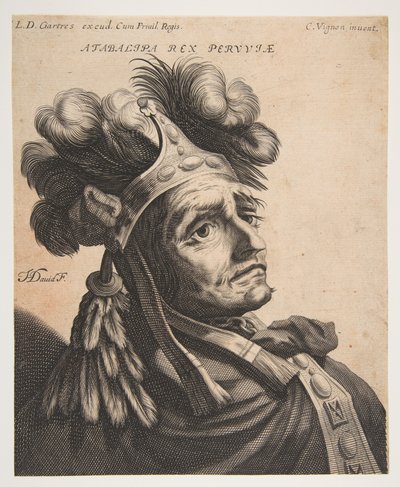 Atabalipa, Rei do Peru, c. 1634-37. de Jerôme David