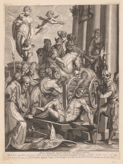 Martírio de São Erasmus
Divi Erasmi martyrium crudelissimum. (título sobre o objecto) de Jerôme David