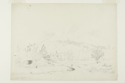 Névoa nas montanhas de Jervis McEntee