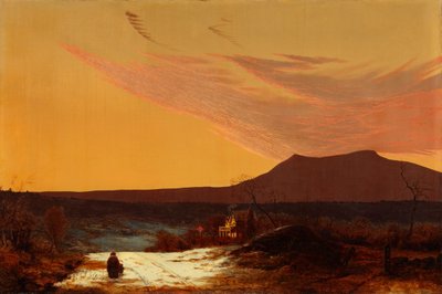 O Vale do Rio Hudson 1874 (Óleo sobre tela) de Jervis McEntee