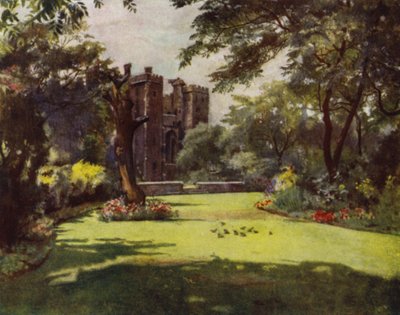 Lambeth, The Palace from the Gardens (cor litho) de Jessie MacGregor