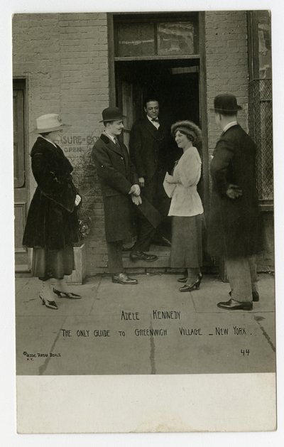 Adele Kennedy, a única guia de Greenwich Village, Nova Iorque, EUA de Jessie Tarbox Beals