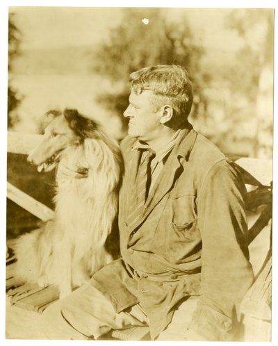 Albert Payson Terhune, escritor, c.1916-28 (foto em prata gelatina) de Jessie Tarbox Beals