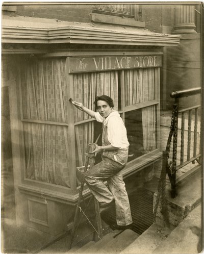 Charlotte Powell, Village Painter, c.1905-16 (foto em prata gelatina) de Jessie Tarbox Beals