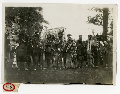 Columbia Lawn Fete, Índios Iroquois de Jessie Tarbox Beals