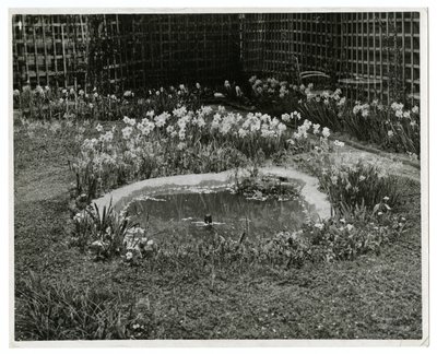 Jardim do Sr. e Sra. Wm H Wells 265 W 11th St, Nova York, EUA de Jessie Tarbox Beals