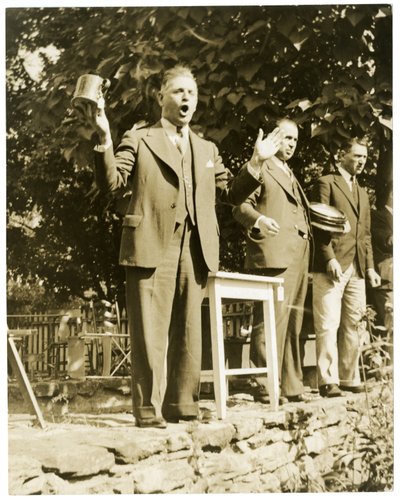 John W. Mitchell em Greenwich Conn ou Weston, Conn O famoso leiloeiro para ir com xx a foto de Jessie Tarbox Beals