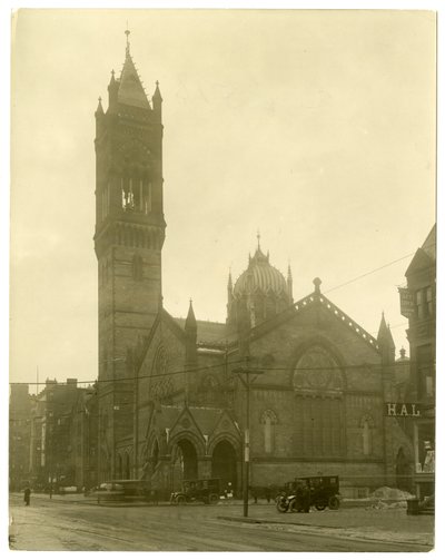 Old South Church, Boston, EUA, c.1902-10 (foto em prata gelatina) de Jessie Tarbox Beals