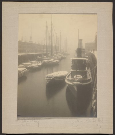 O antigo T. Wharf, Boston de Jessie Tarbox Beals