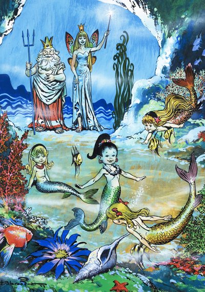 Sereias a brincar de Jesus Blasco